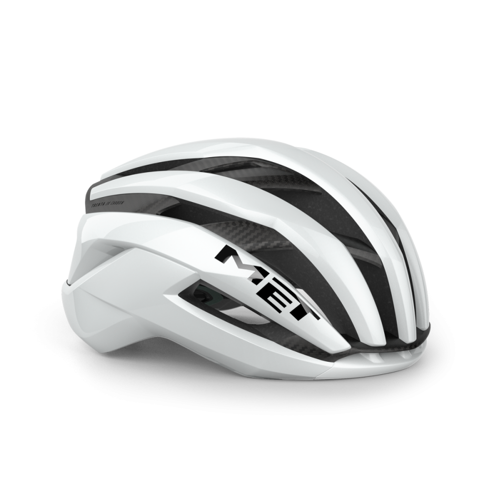 MET Rennrad Helm, TRENTA 3K CARBON MIPS (2026), WHITE GLOSSY, M