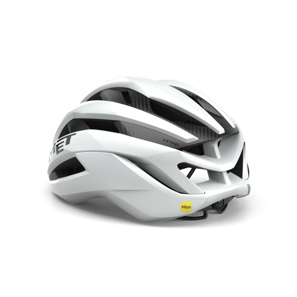 MET Rennrad Helm, TRENTA 3K CARBON MIPS (2026), WHITE GLOSSY, M