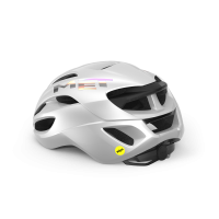 MET Rennrad Helm, RIVALE MIPS, WHITE HOLOGRAPHIC, S