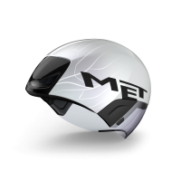MET Zeitfahr Helm, CODATRONCA, WHITE SILVER, M