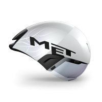 MET Zeitfahr Helm, CODATRONCA, WHITE SILVER, M