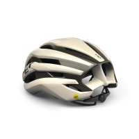 MET Rennrad Helm, TRENTA MIPS, WAX WHITE MATT, M