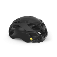 MET Rennrad Helm, RIVALE MIPS, BLACK MATT GLOSSY, L