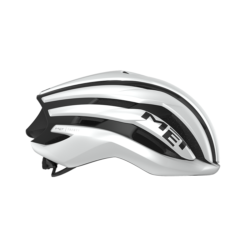 MET Rennrad Helm, TRENTA MIPS, WHITE BLACK, S
