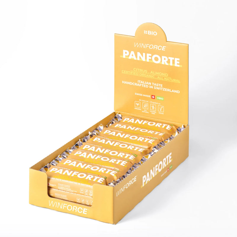 WINFORCE PANFORTE Riegel - Box 24 x 60 g - Citrus Almond