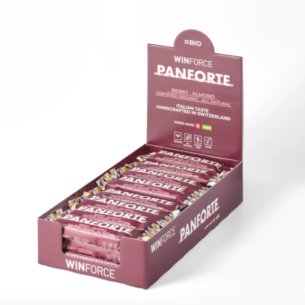 WINFORCE PANFORTE Riegel - Box 24 x 60 g - Berry Almond
